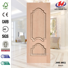 JHK-M02 decorativo en relieve Protude HDF vieiras Veneer Beech Puerta Coste de la piel